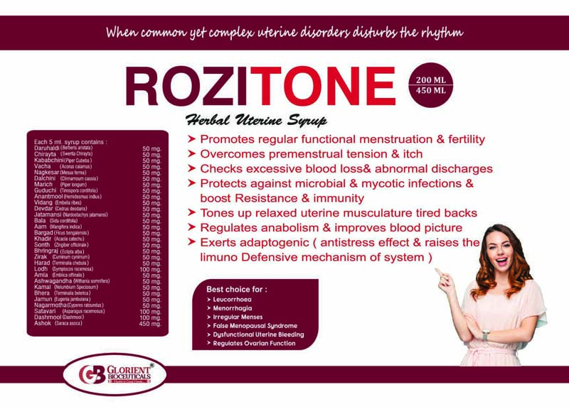 Herbal Uterine Syrup Visual AID - Glorient Bioceuticals