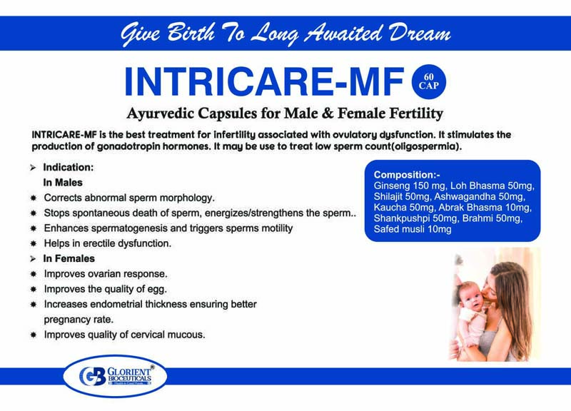 Ayurvedic Fertility Capsules Visual AID - Glorient Bioceuticals