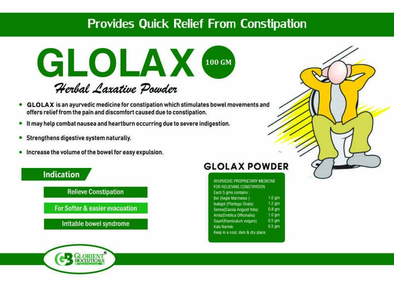 Herbal Laxative Powder Visual AID - Glorient Bioceuticals