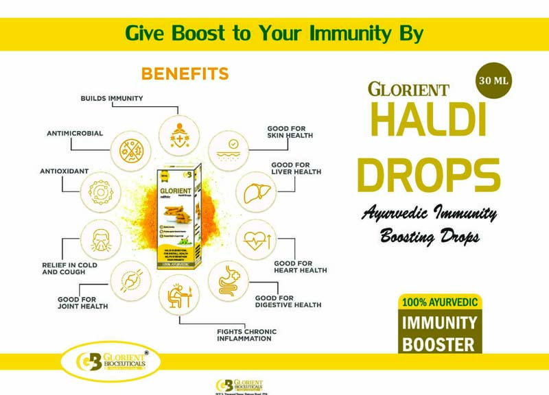 Haldi drops Visual AID - Glorient Bioceuticals