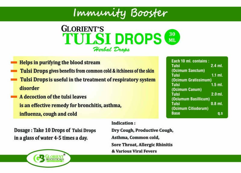 Tulsi Drops Visual AID - Glorient Bioceuticals