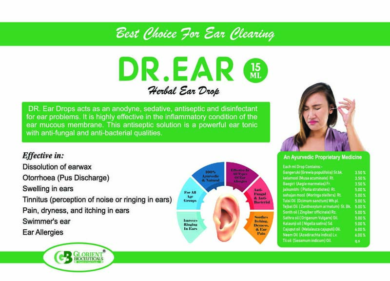 Herbal Ear Drop Visual AID - Glorient Bioceuticals