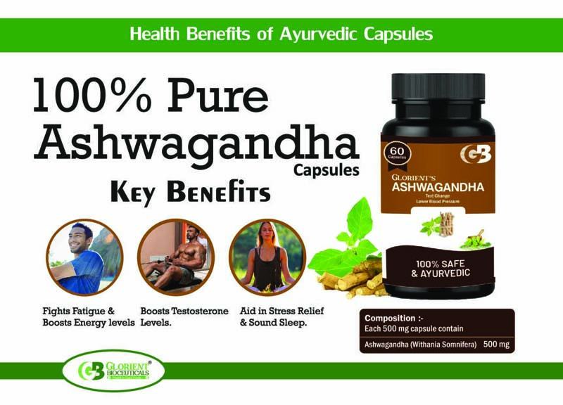 Ashwagandha Capsules Visual AID - Glorient Bioceuticals