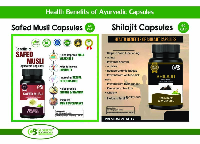 Safed Musli Capsules Visual AID - Glorient Bioceuticals