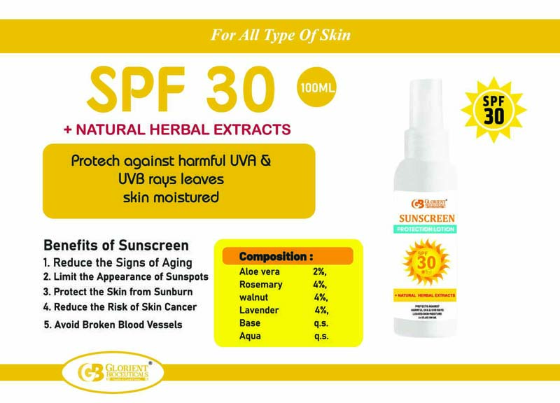 SPF 30 Sunscreen Visual AID - Glorient Bioceuticals