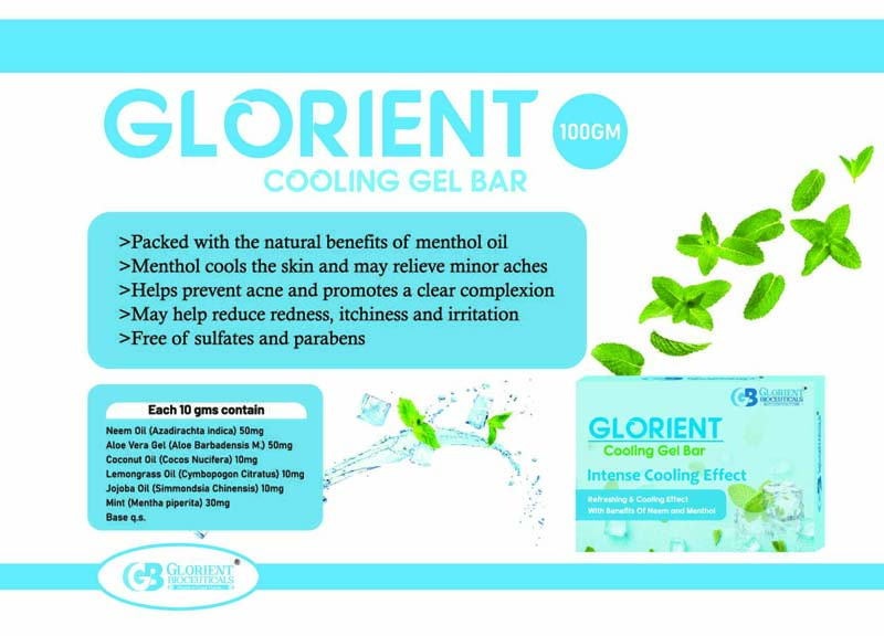 Glorient Cooling Gel Bar Visual AID - Glorient Bioceuticals